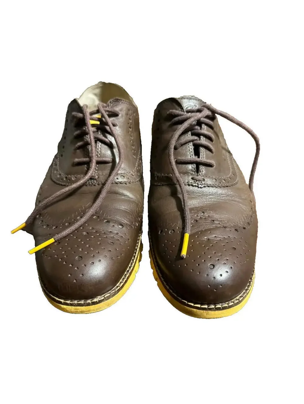 Cole Haan Zerogrand Wingtip Oxford C31168 (Bracken/Golden Rod) US Size 9.5
